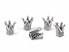 Metal Crown to Sew-on 10x10 mm