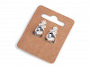 Rhinestone Clip-on Earrings, Jablonec Jewelry