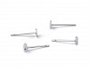 Stainless Steel Stud Earring Findings Ø4 mm
