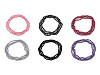 Collier rétro long en fausses perles