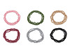 Collar de perlas artificiales largo, estilo retro