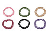 Collier rétro long en fausses perles