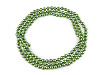 Collar de perlas artificiales largo, estilo retro