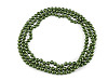 Collar de perlas artificiales largo, estilo retro