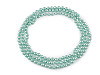 Collar de perlas artificiales largo, estilo retro