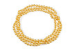 Collar de perlas artificiales largo, estilo retro