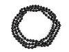 Collar de perlas artificiales largo, estilo retro