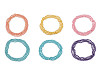 Collier rétro long en fausses perles