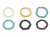 Collar de perlas artificiales largo, estilo retro