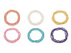 Collier rétro long en fausses perles