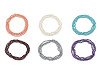 Collier rétro long en fausses perles
