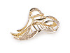 Metal Hair Claw Clip with Rhinestones