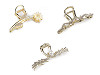 Metal Hair Claw Clip with Rhinestones