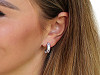 Ohrringe aus Edelstahl mit geschliffenen Steinchen