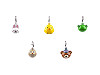 Pendentif avec grelot - Animaux, Citrouille