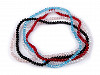 Halskette aus geschliffenen Glasperlen, flexibel