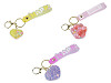 Floating Pendant with Glitters for Backpack / Keys