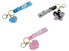 Floating Pendant with Glitters for Backpack / Keys