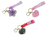 Floating Pendant with Glitters for Backpack / Keys