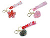 Floating Pendant with Glitters for Backpack / Keys