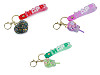 Floating Pendant with Glitters for Backpack / Keys