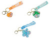 Floating Pendant with Glitters for Backpack / Keys