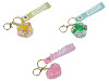 Floating Pendant with Glitters for Backpack / Keys