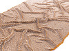 Tissu étincelant avec strass, or, argent, 39 x 116 cm