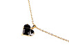 Collier en acier inoxydable avec strass