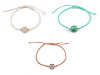 Shamballa-Armband mit Mineral-Imitat