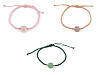 Shamballa-Armband mit Mineral-Imitat