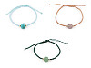 Náramok shamballa s imitáciou minerálu