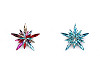 Brooch with Rhinestones, Snowflake