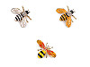 Broche avec strass, Abeille