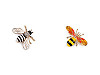 Broche con pedrería: abeja