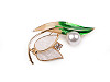 Brooch with Faux Pearl 