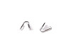 Stainless Steel Snap Bail Hook Pinch Clip Necklace Clasps Ø2 mm