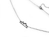 Stainless Steel Necklace, Mountain