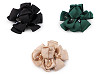 Brosa floare din satin cu strasuri Ø7 cm