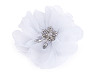 Brosche Blume mit geschliffenen Perlen, Ø 10 cm, in Geschenkbox