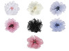 Broche Fleur avec perles, Ø 10 cm, dans une boîte