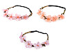 Elastic Headband with Flowers