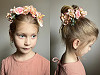 Hair Styling Ornament with Flowers