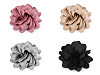 Spilla/ornamento per capelli, fiore in raso, dimensioni: Ø 10 cm