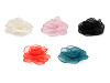 Broche/adorno para el pelo, flor de organza Ø10,5 cm