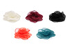 Bross / hajdísz organza virág Ø10,5 cm
