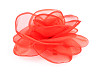 Brosa / podoaba capilara floare din organza Ø10,5 cm