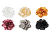 Broche/Ornement pour cheveux, fleur satinée, Ø 14,5 cm