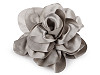 Brooch / hair ornament, satin flower Ø14.5 cm