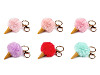 Backpack pendant / keychain - Ice cream 